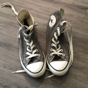 Grey Converse sneakers
